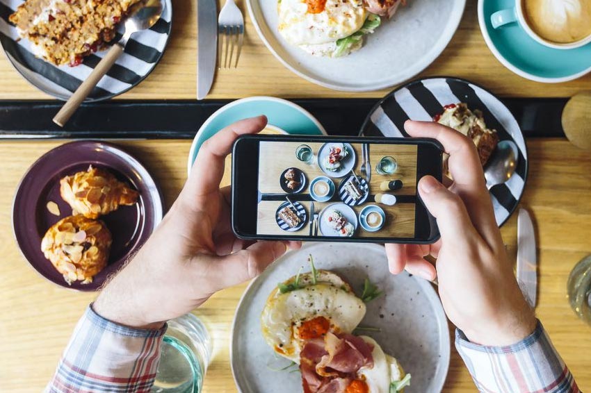 عکاسی غذا با موبایل